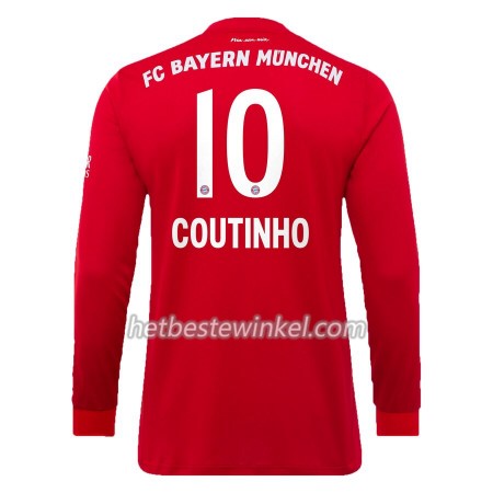 FC Bayern München Philippe Coutinho 10 Voetbalshirts Thuis 2019/20 - LS